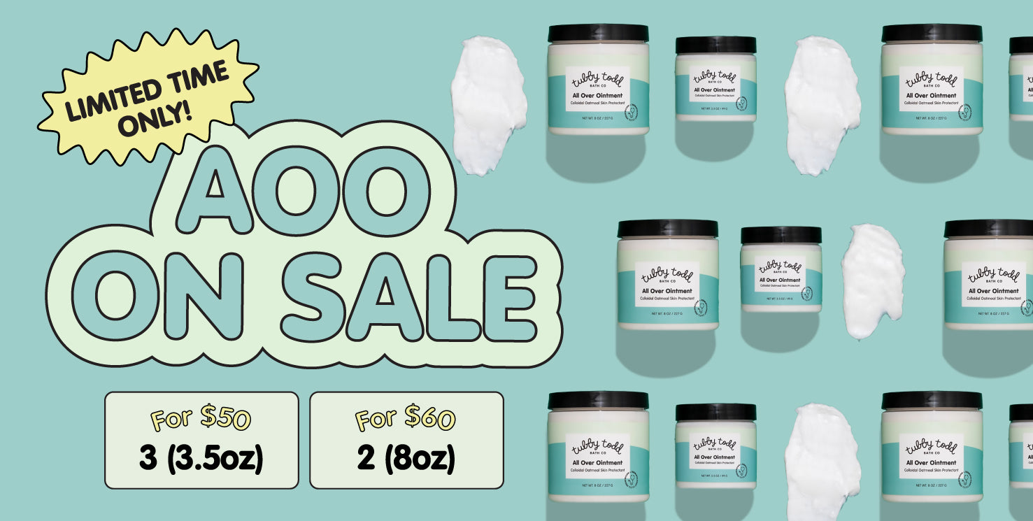 AOO On Sale promotional banner 3 (3.5oz) for $50 or 2 (8oz) for $60!